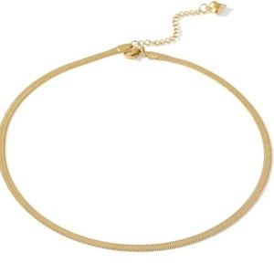 Gold Snake Chain Necklace